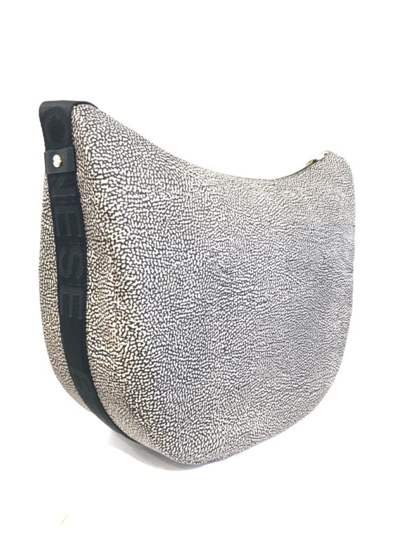 Borbonese Luna medium large natural/black - immagine 2